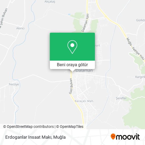 Erdoganlar Insaat Makı harita
