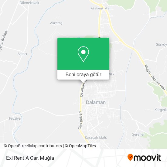 Exl Rent A Car harita