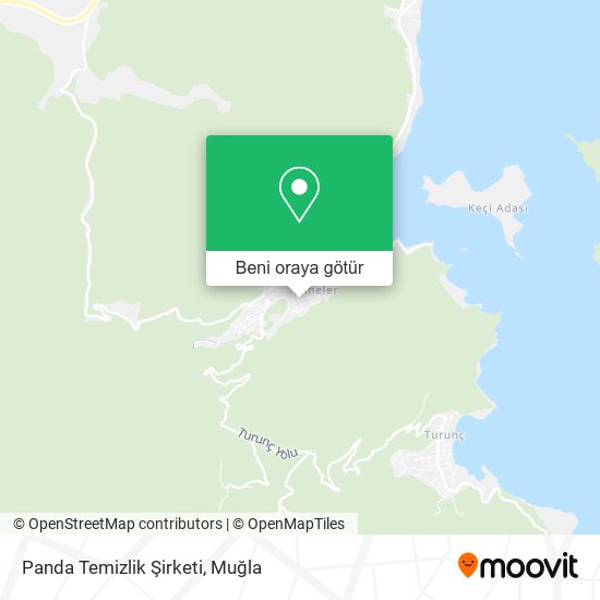 Panda Temizlik Şirketi harita