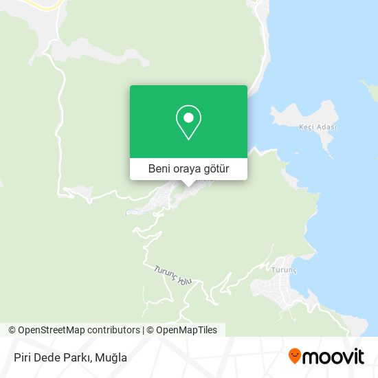 Piri Dede Parkı harita