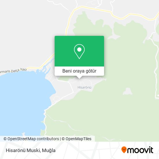 Hisarönü Muski harita