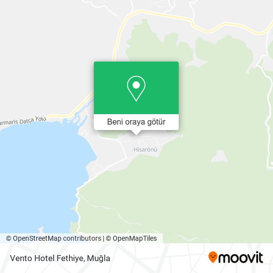 Vento Hotel Fethiye harita