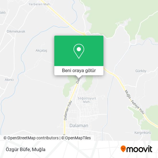 Özgür Büfe harita