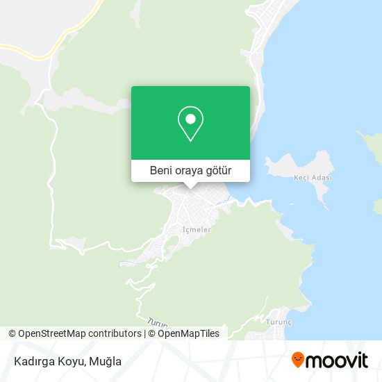 Kadırga Koyu harita