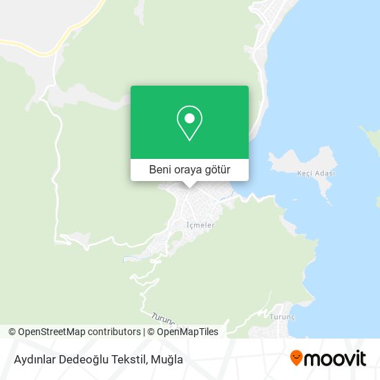 Aydınlar Dedeoğlu Tekstil harita
