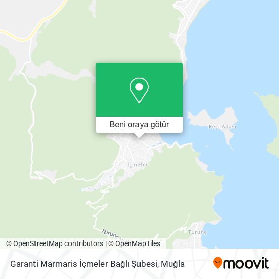 Garanti Marmaris İçmeler Bağlı Şubesi harita