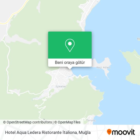Hotel Aqua Ledera Ristorante İtaliona harita
