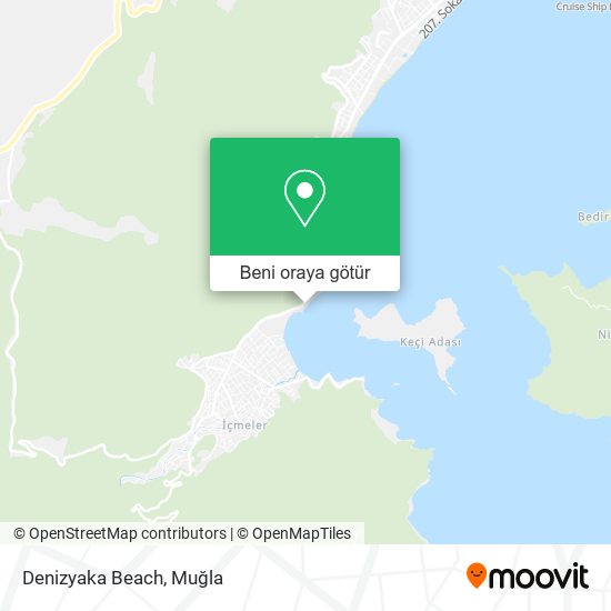 Denizyaka Beach harita
