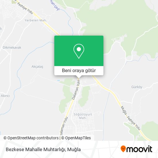 Bezkese Mahalle Muhtarlığı harita