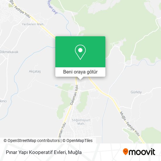 Pınar Yapı Kooperatif Evleri harita