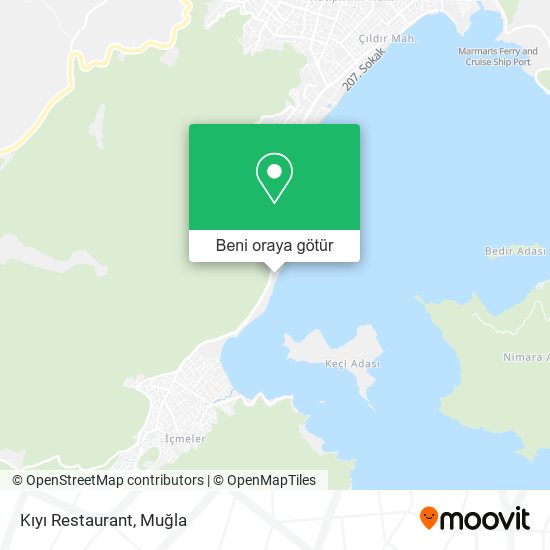 Kıyı Restaurant harita