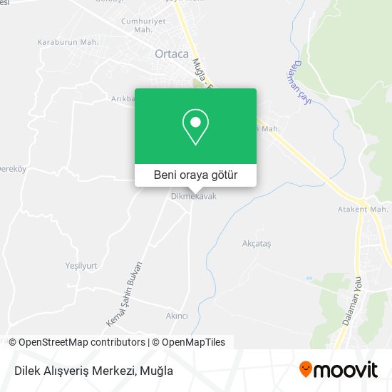 Dilek Alışveriş Merkezi harita