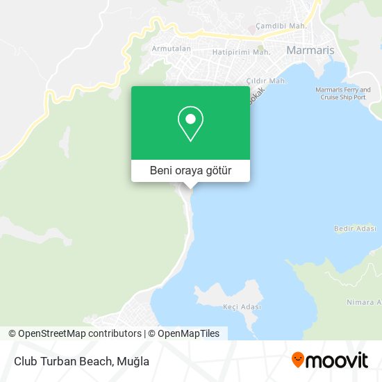 Club Turban Beach harita