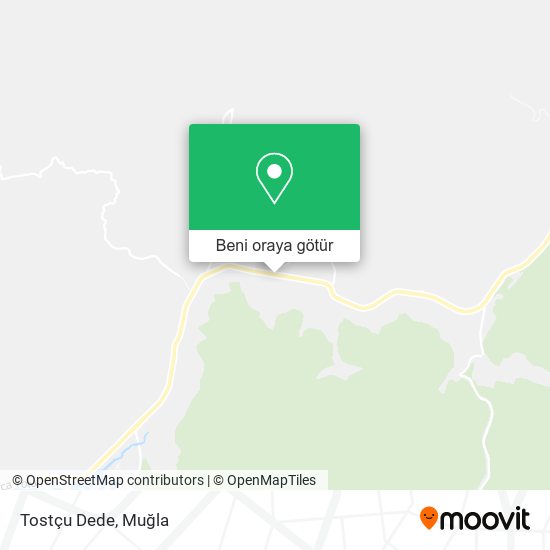 Tostçu Dede harita