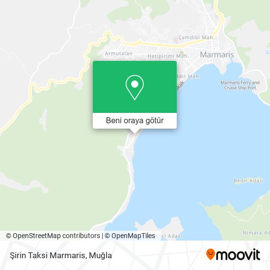 Şirin Taksi Marmaris harita