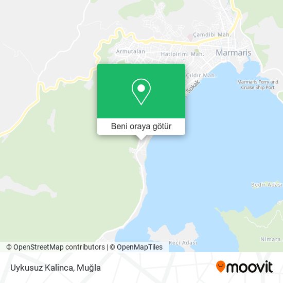 Uykusuz Kalinca harita