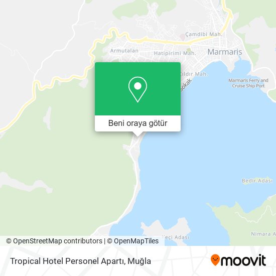 Tropical Hotel Personel Apartı harita