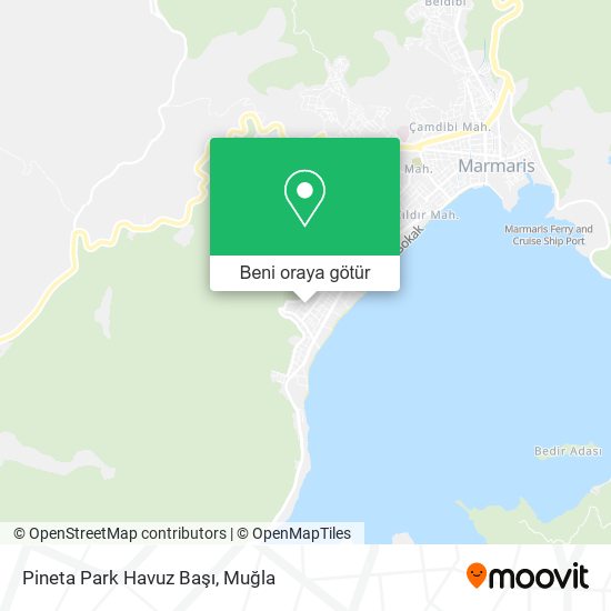 Pineta Park Havuz Başı harita
