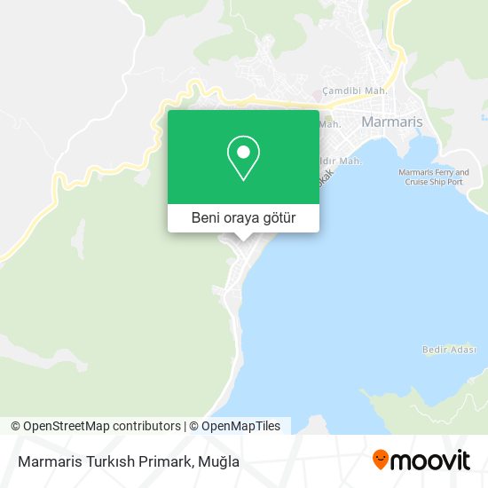 Marmaris Turkısh Primark harita