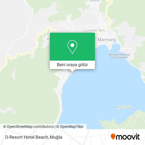 D-Resort Hotel Beach harita