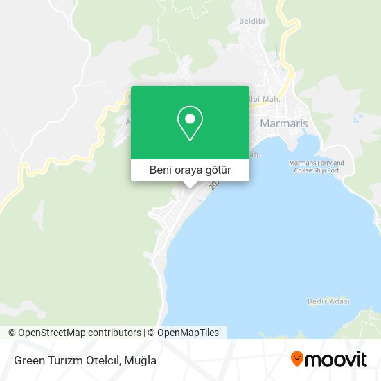 Green Turızm Otelcıl harita