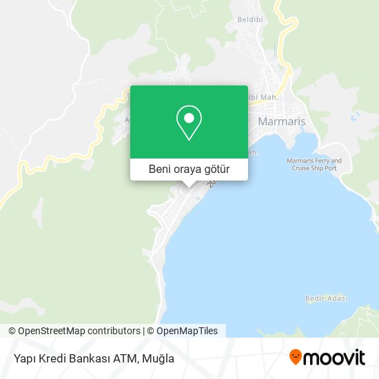 Yapı Kredi Bankası ATM harita