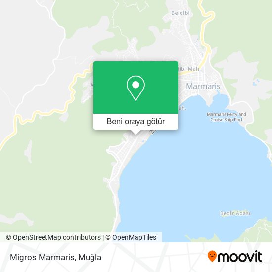 Migros Marmaris harita