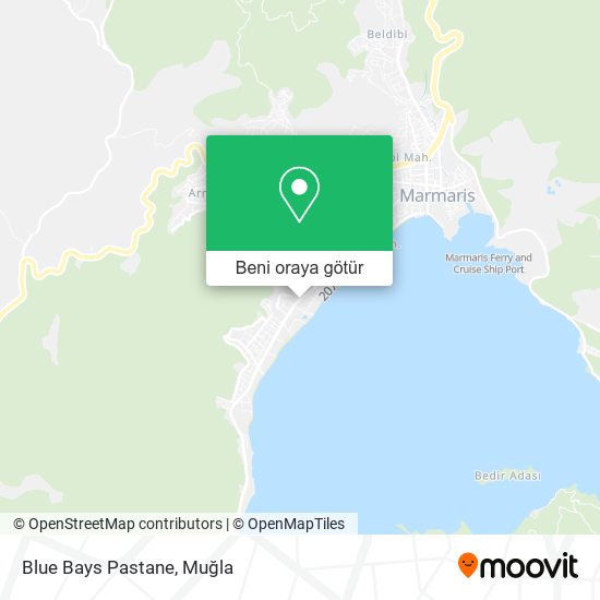 Blue Bays Pastane harita