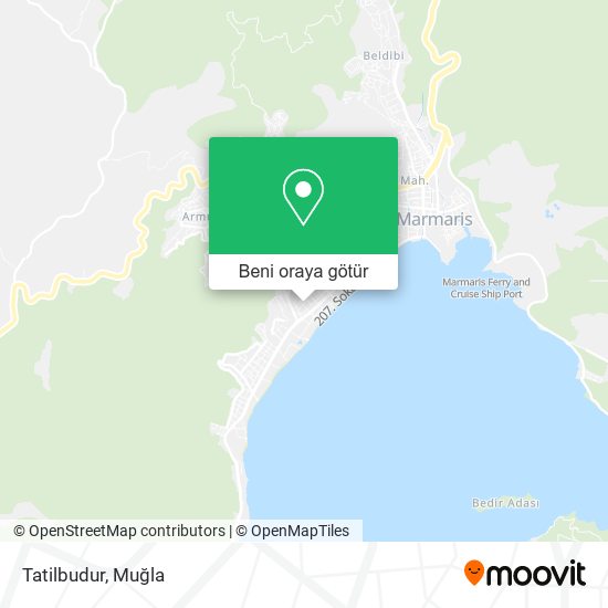 Tatilbudur harita