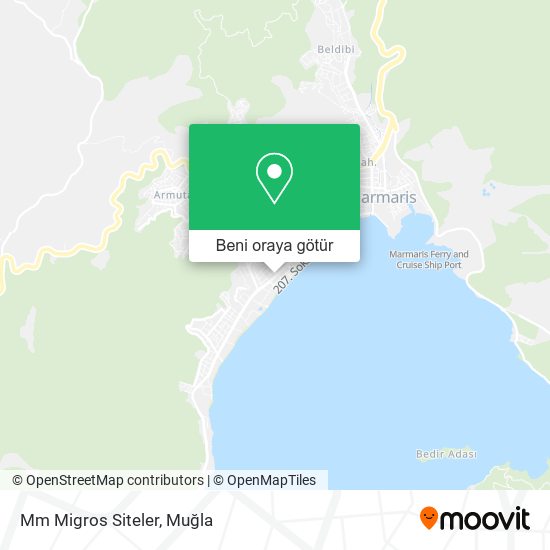 Mm Migros Siteler harita
