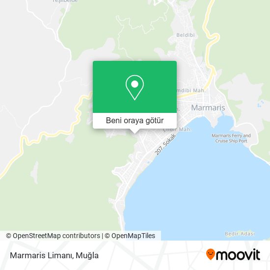 Marmaris Limanı harita