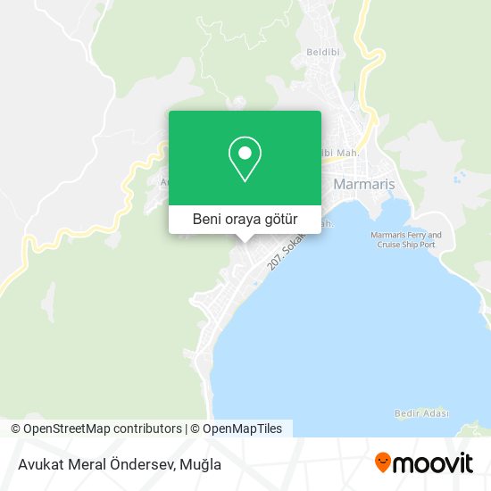 Avukat Meral Öndersev harita