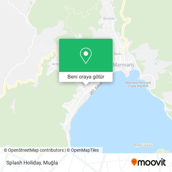 Splash Holiday harita