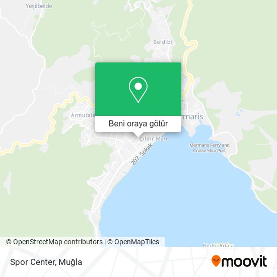 Spor Center harita