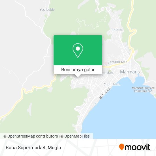 Baba Supermarket harita
