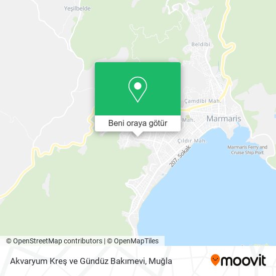 Akvaryum Kreş ve Gündüz Bakımevi harita