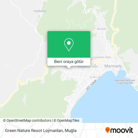 Green Nature Resot Lojmanları harita