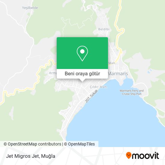 Jet Migros Jet harita