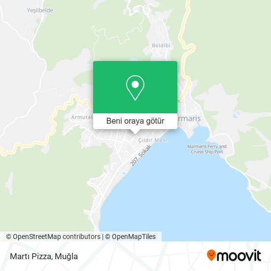Martı Pizza harita