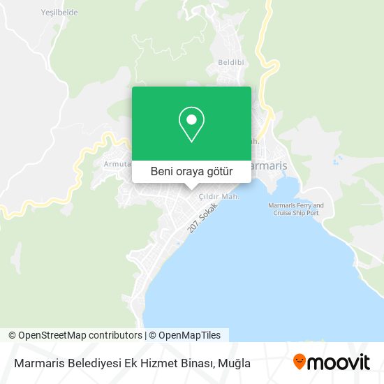 Marmaris Belediyesi Ek Hizmet Binası harita