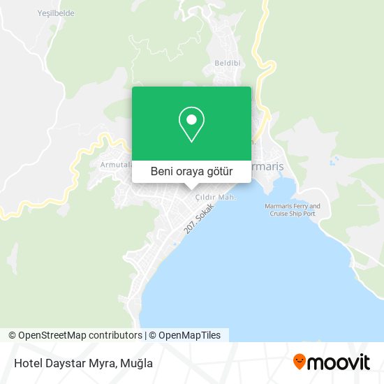 Hotel Daystar Myra harita