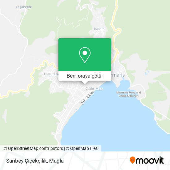 Sarıbey Çiçekçilik harita
