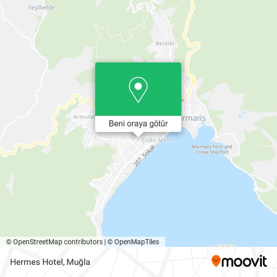 Hermes Hotel harita
