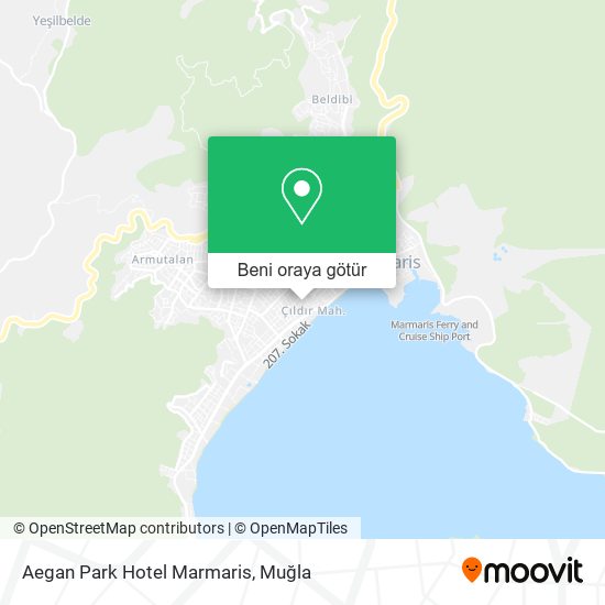 Aegan Park Hotel Marmaris harita