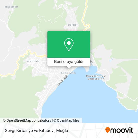 Sevgi Kırtasiye ve Kitabevi harita