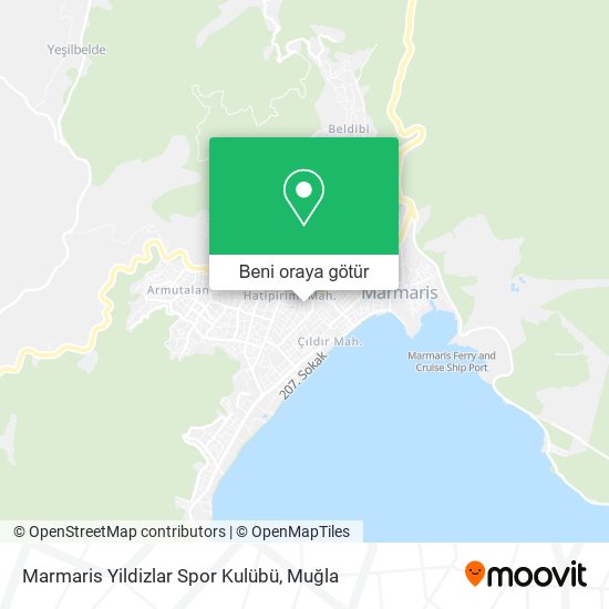 Marmaris Yildizlar Spor Kulübü harita