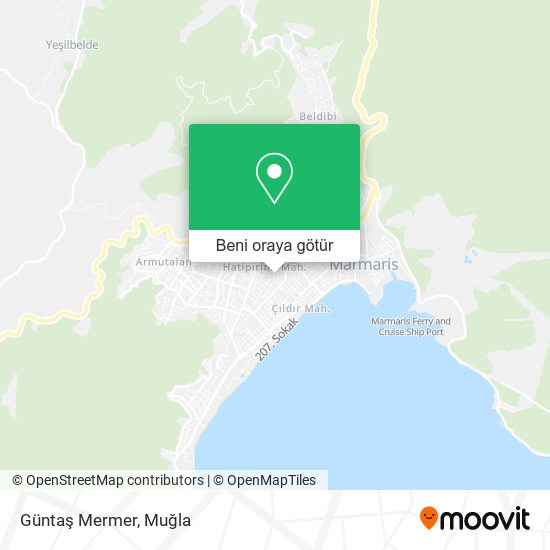 Güntaş Mermer harita