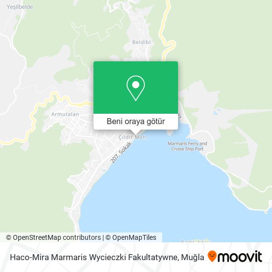 Haco-Mira Marmaris Wycieczki Fakultatywne harita