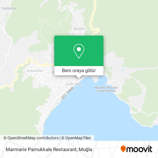 Marmaris Pamukkale Restaurant harita