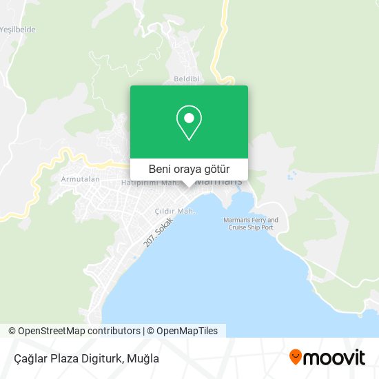 Çağlar Plaza Digiturk harita